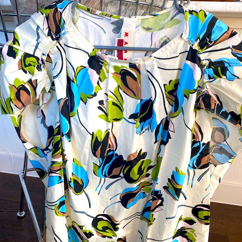 MARNI FLORAL BLOUSE, made in Italy